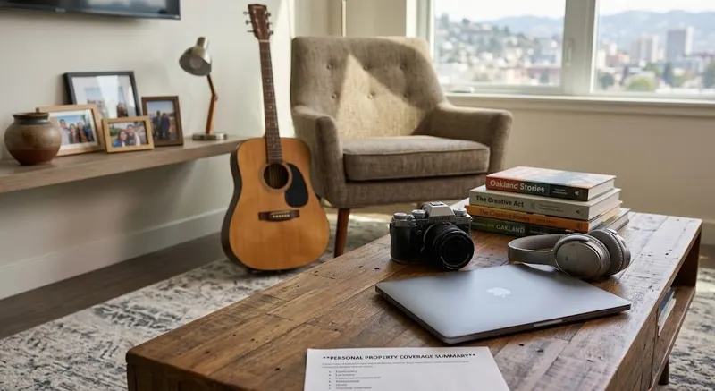 Renter belongings representing personal property coverage