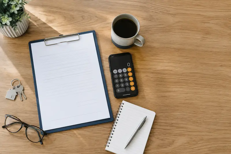 Apartment keys and lease paperwork representing renters insurance requirements in North Hollywood